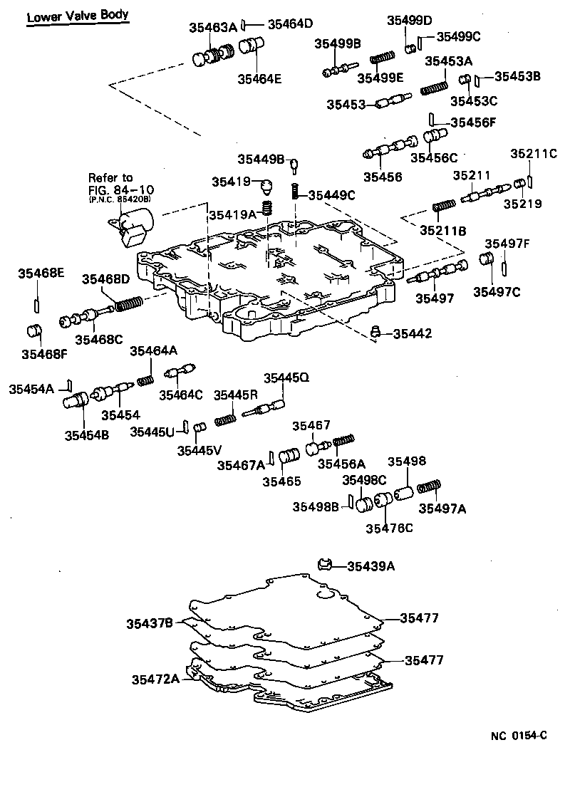  SPRINTER CARIB |  VALVE BODY OIL STRAINER ATM