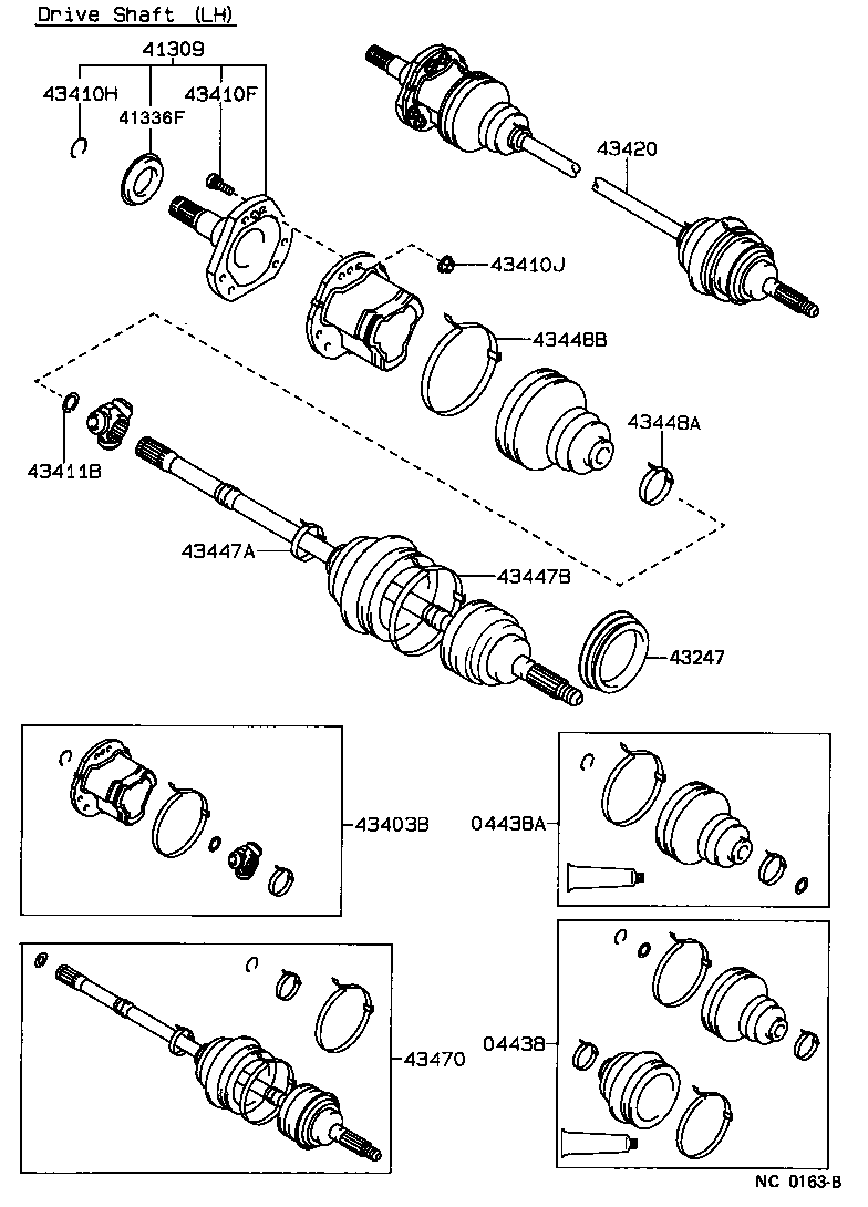  SPRINTER |  FRONT DRIVE SHAFT