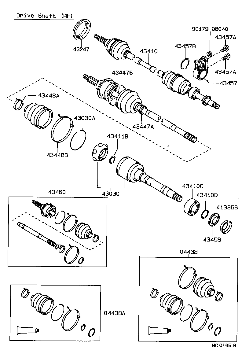  SPRINTER TRUENO |  FRONT DRIVE SHAFT