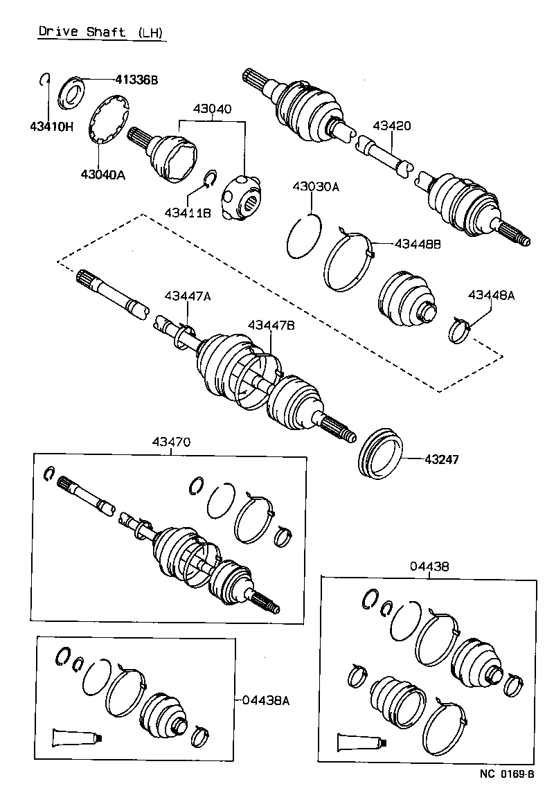  SPRINTER TRUENO |  FRONT DRIVE SHAFT
