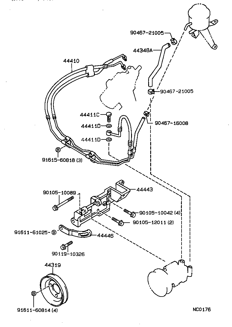  CROWN |  POWER STEERING TUBE