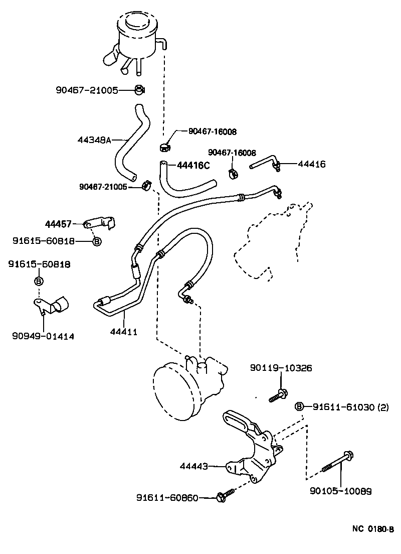  CROWN |  POWER STEERING TUBE
