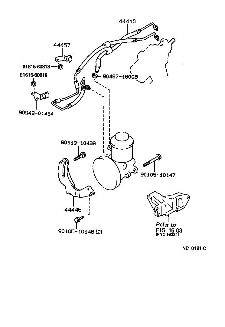  CROWN |  POWER STEERING TUBE