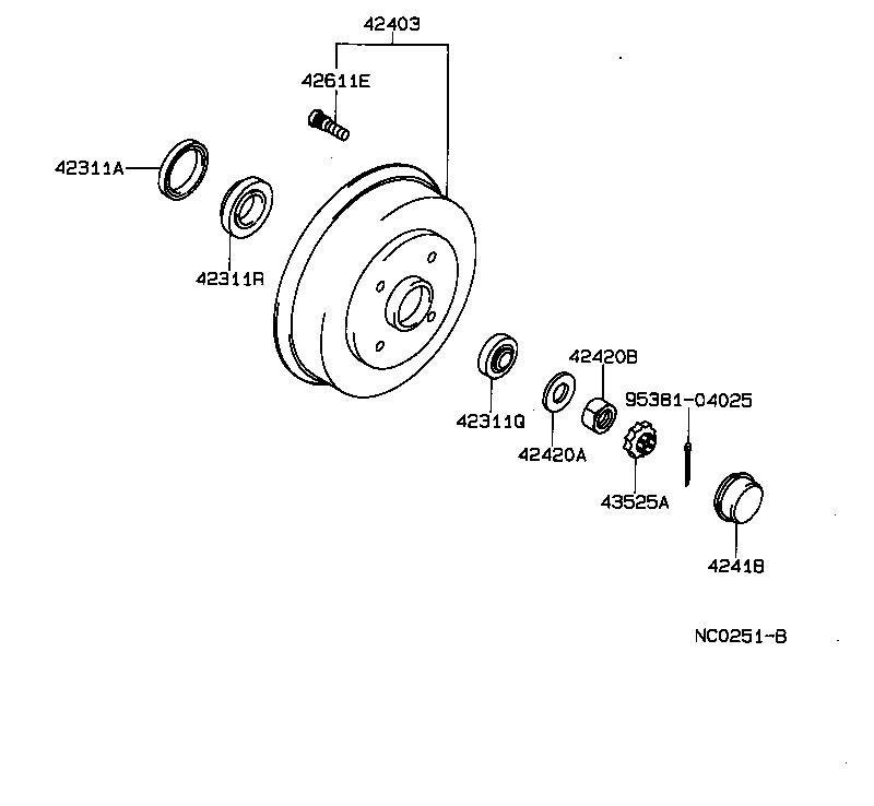  SPRINTER |  REAR AXLE SHAFT HUB