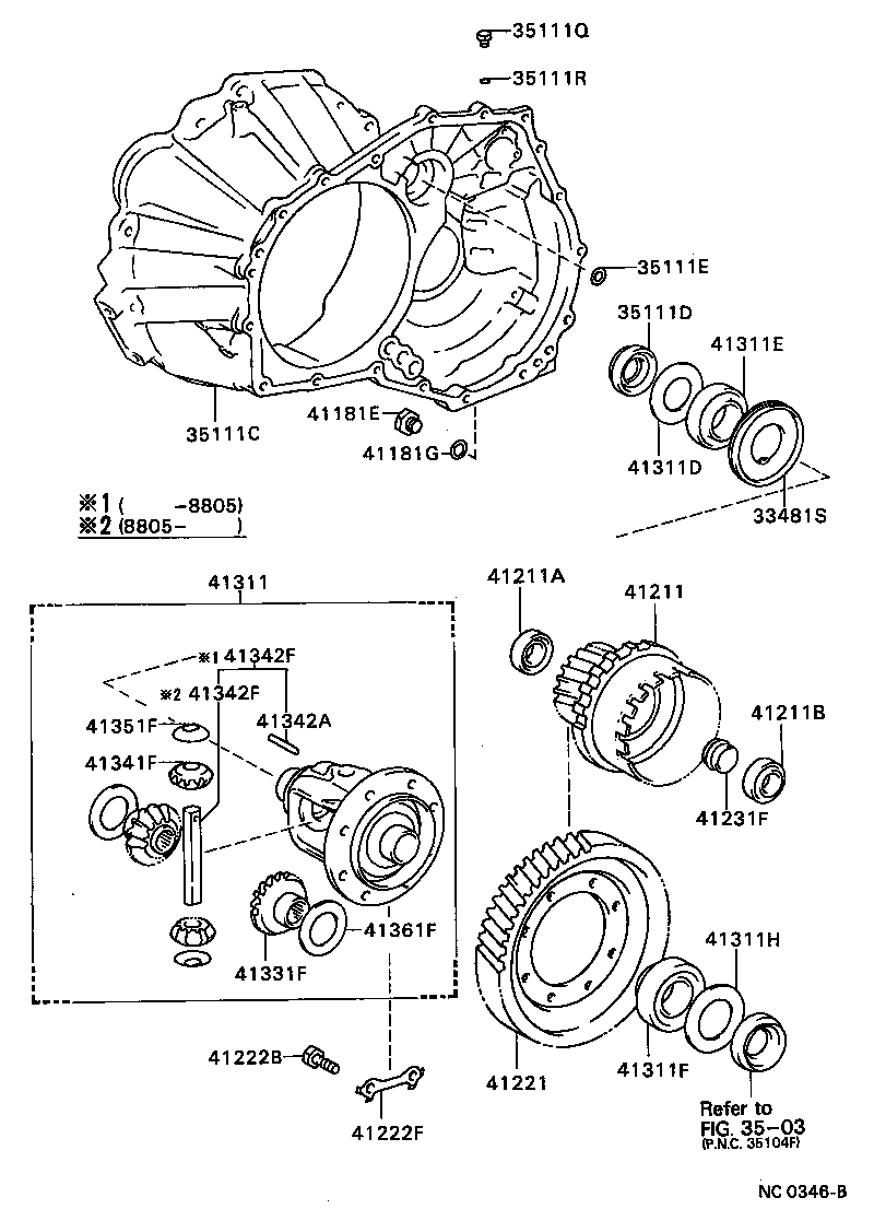  SPRINTER |  FRONT AXLE HOUSING DIFFERENTIAL