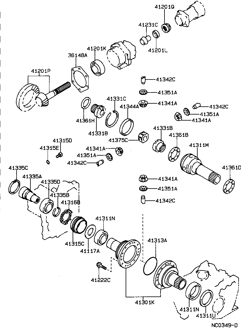  SPRINTER CARIB |  TRANSFER GEAR