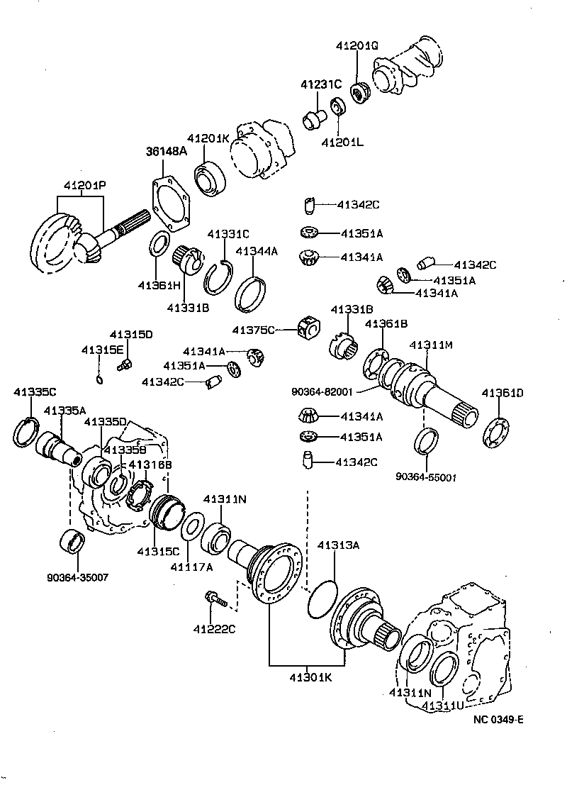  CARINA FF |  TRANSFER GEAR