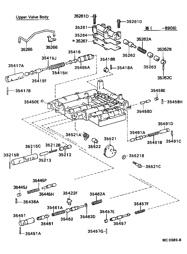  SPRINTER |  VALVE BODY OIL STRAINER ATM