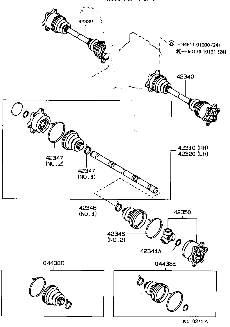  CROWN |  REAR AXLE SHAFT HUB