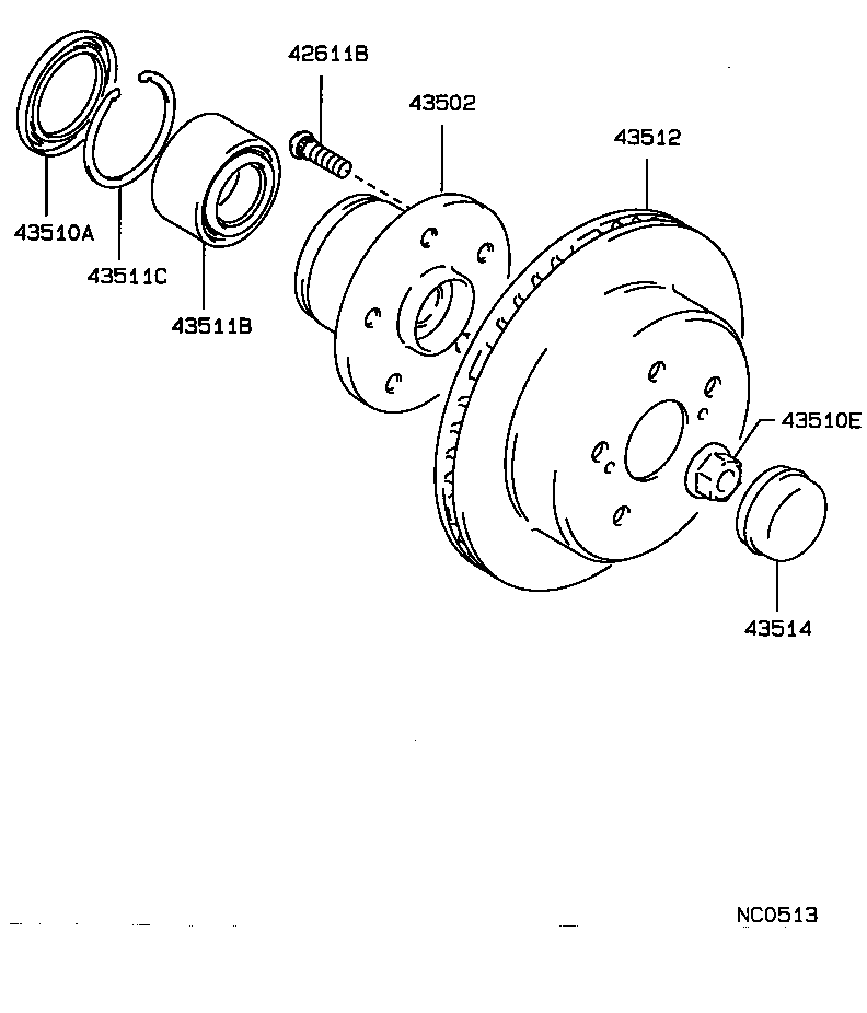  MARK 2 |  FRONT AXLE HUB