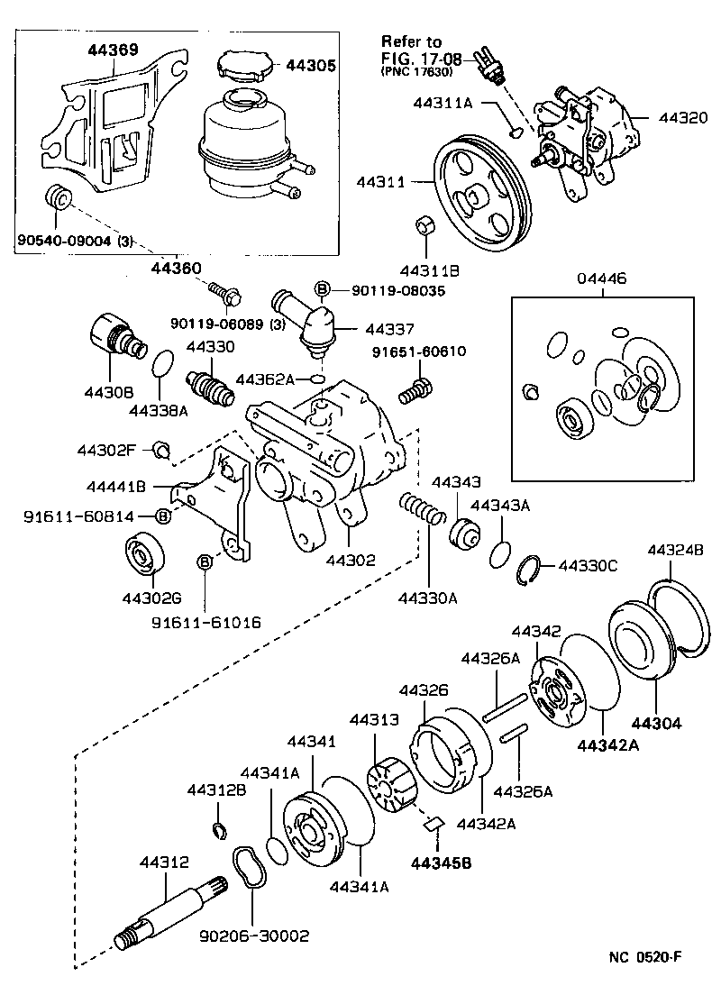  CHASER |  VANE PUMP RESERVOIR POWER STEERING