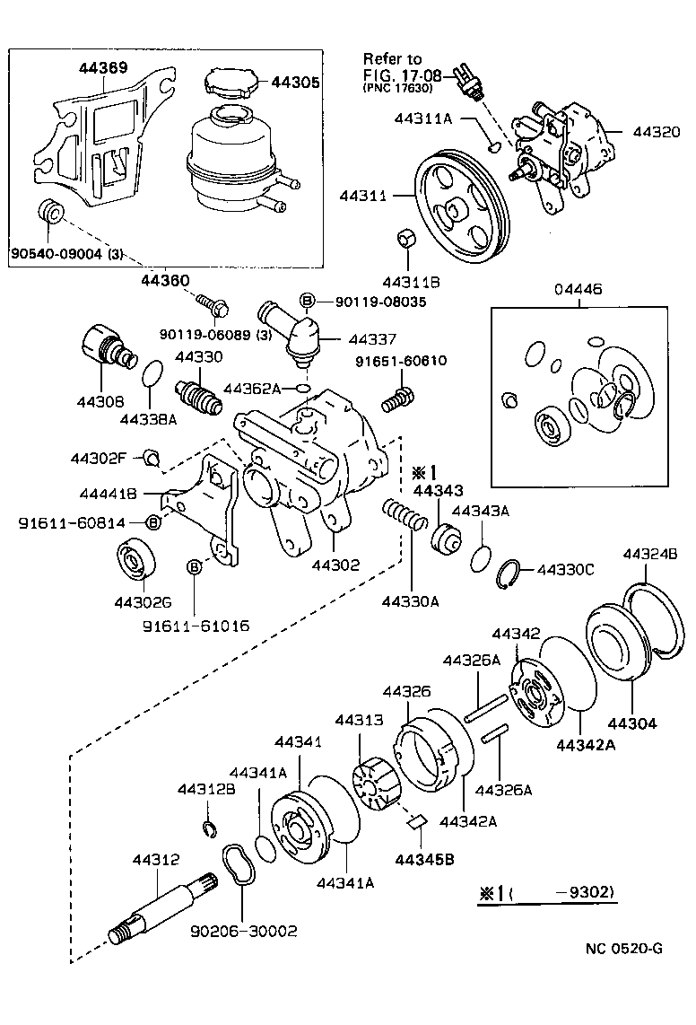  MARK 2 |  VANE PUMP RESERVOIR POWER STEERING