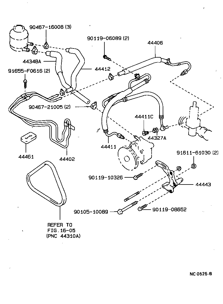  CHASER |  POWER STEERING TUBE