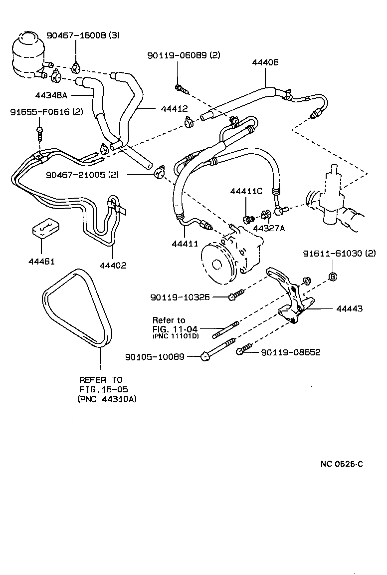  MARK 2 |  POWER STEERING TUBE