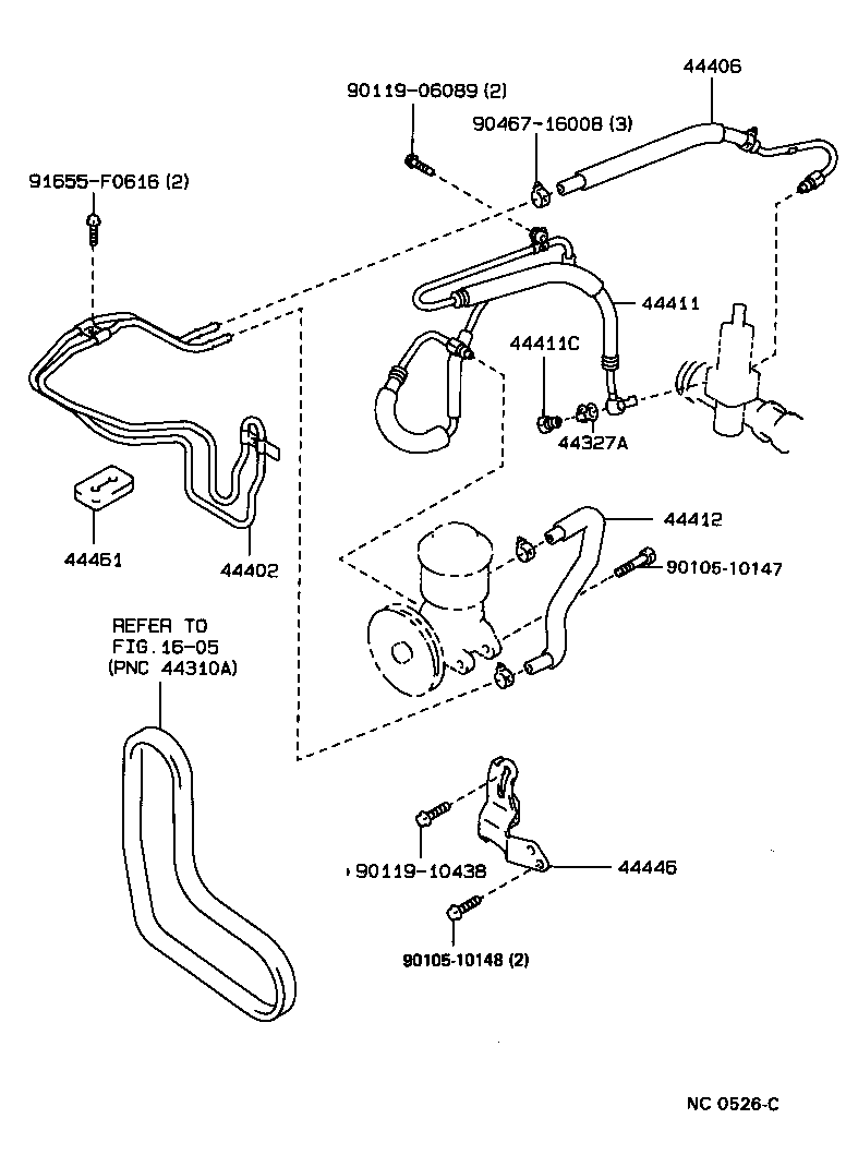  MARK 2 |  POWER STEERING TUBE