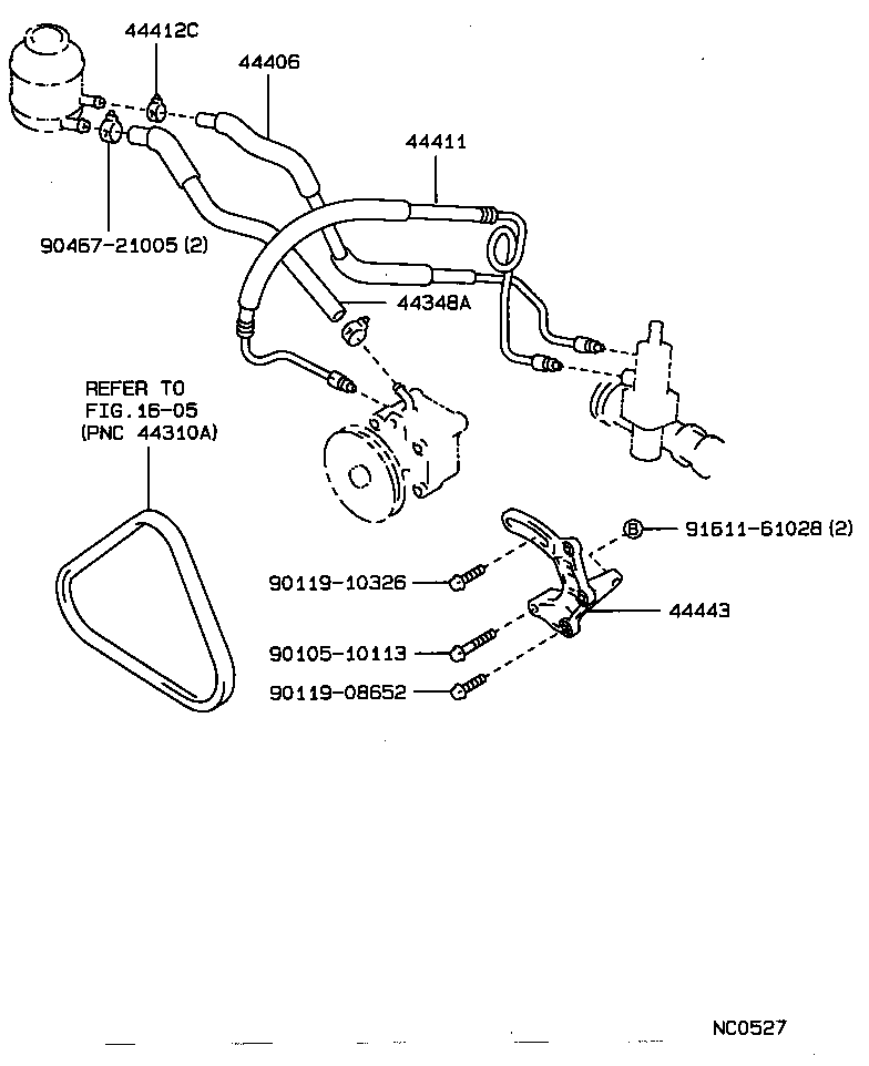  MARK 2 |  POWER STEERING TUBE