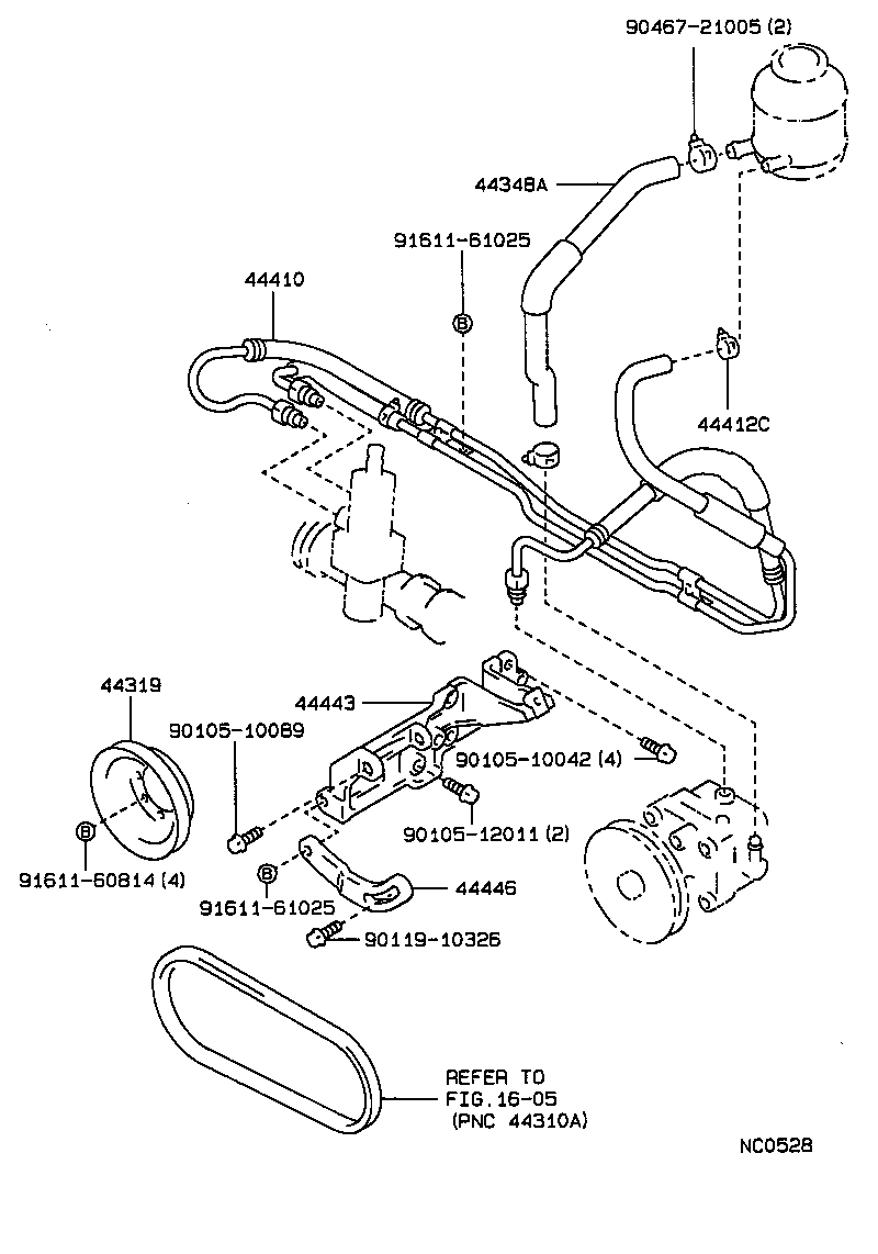  MARK 2 |  POWER STEERING TUBE