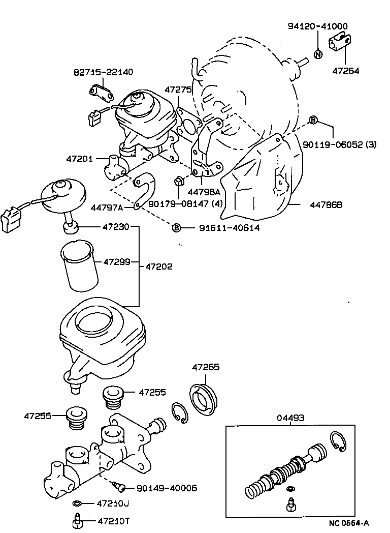  MARK 2 |  BRAKE MASTER CYLINDER