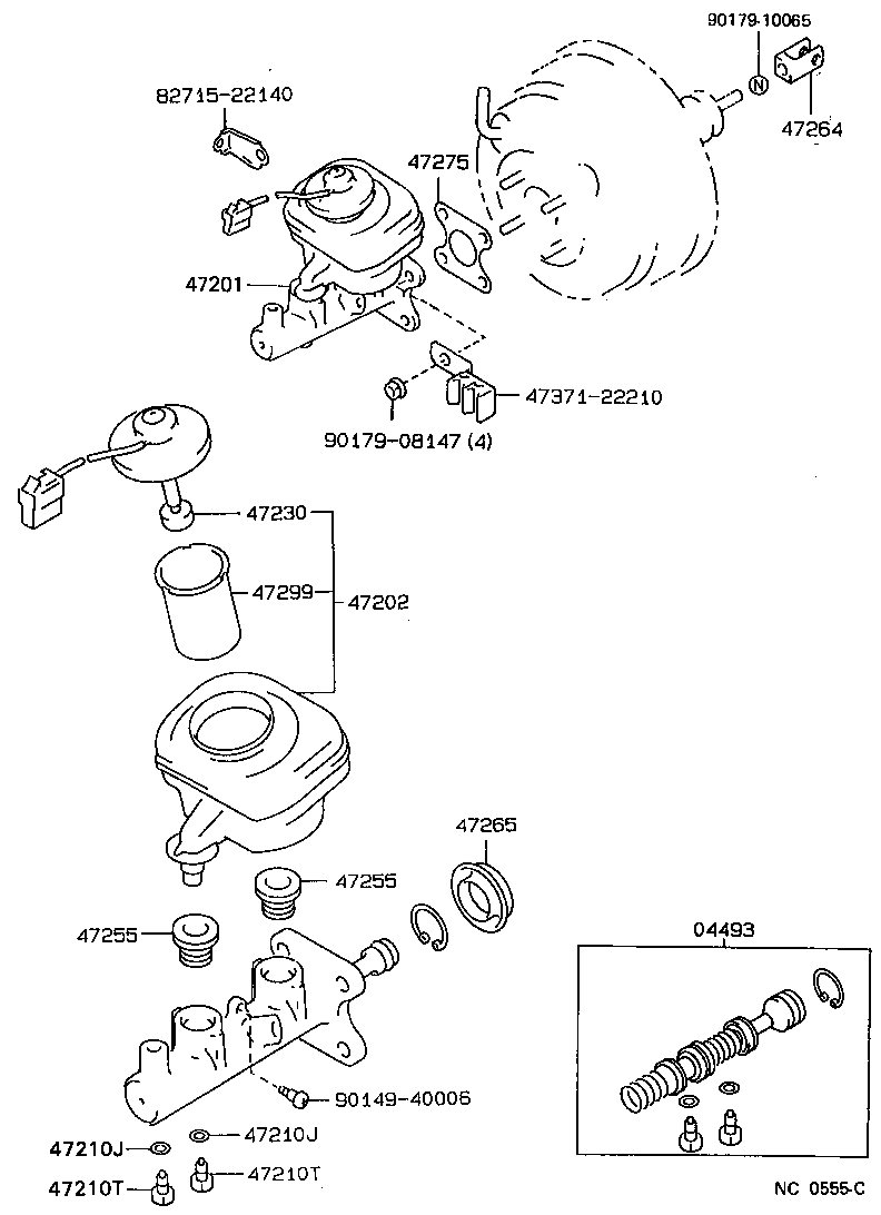  MARK 2 |  BRAKE MASTER CYLINDER