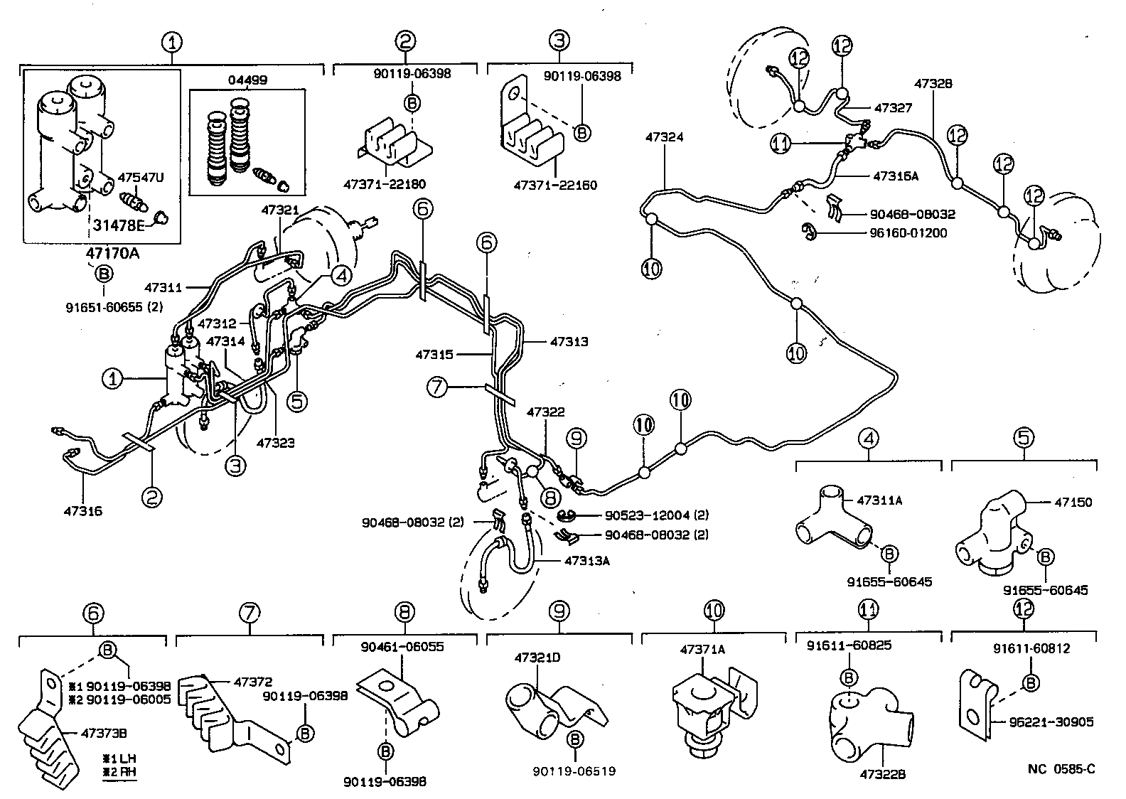  CHASER |  BRAKE TUBE CLAMP