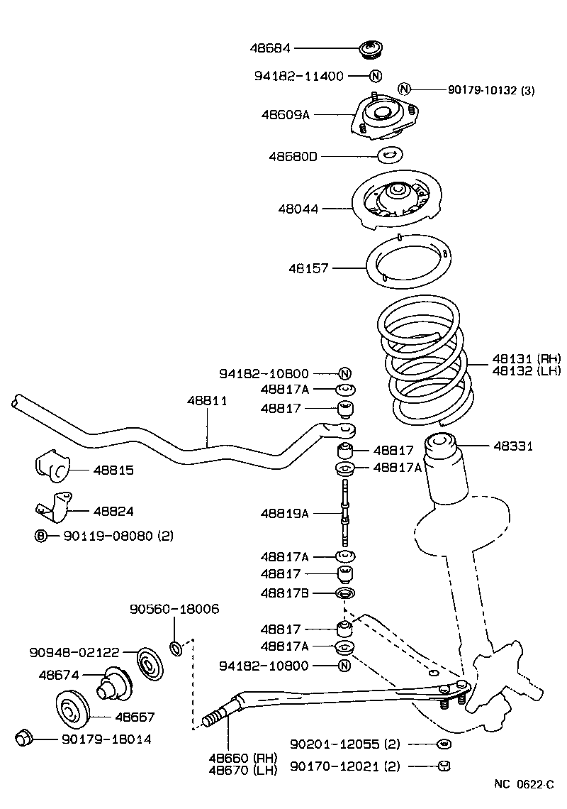  CHASER |  FRONT SPRING SHOCK ABSORBER