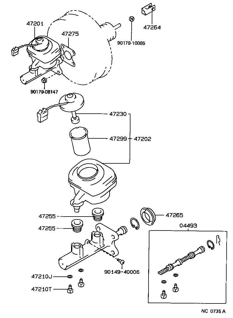  CROWN |  BRAKE MASTER CYLINDER
