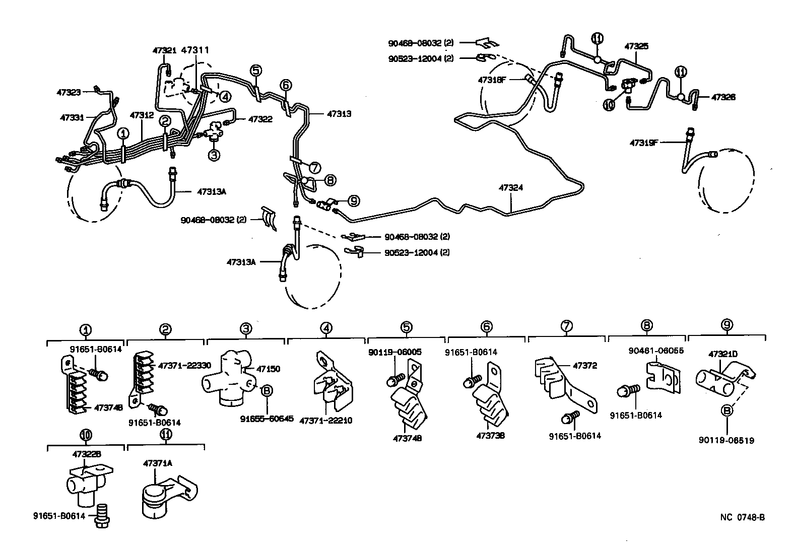  MARK 2 |  BRAKE TUBE CLAMP