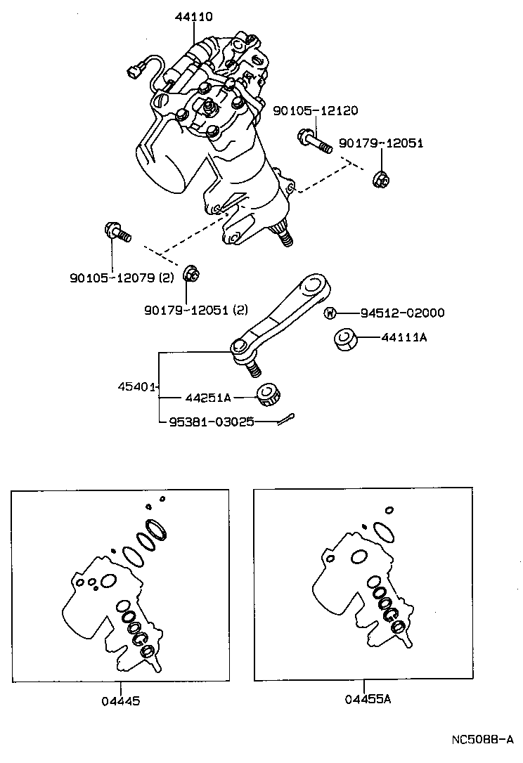  CROWN |  FRONT STEERING GEAR LINK