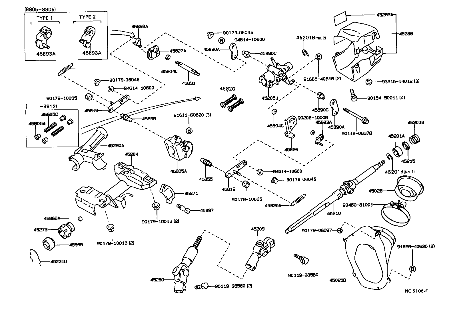 CARINA FF |  STEERING COLUMN SHAFT