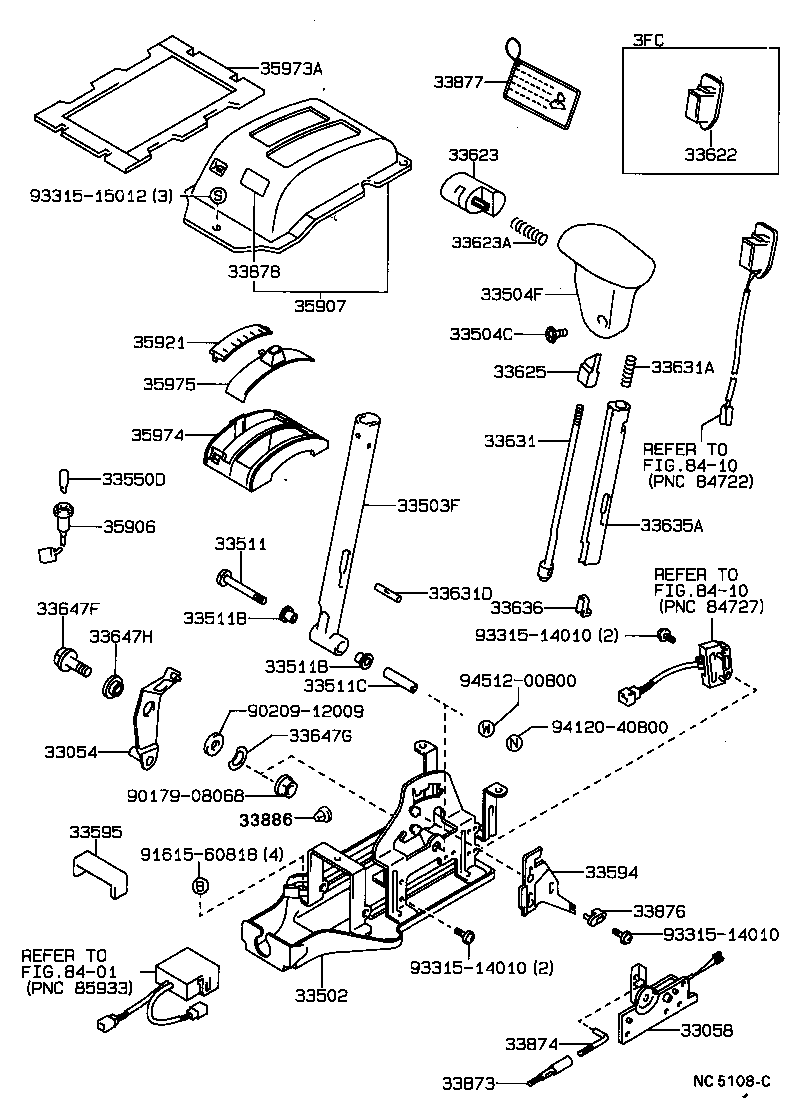  CARINA FF |  SHIFT LEVER RETAINER
