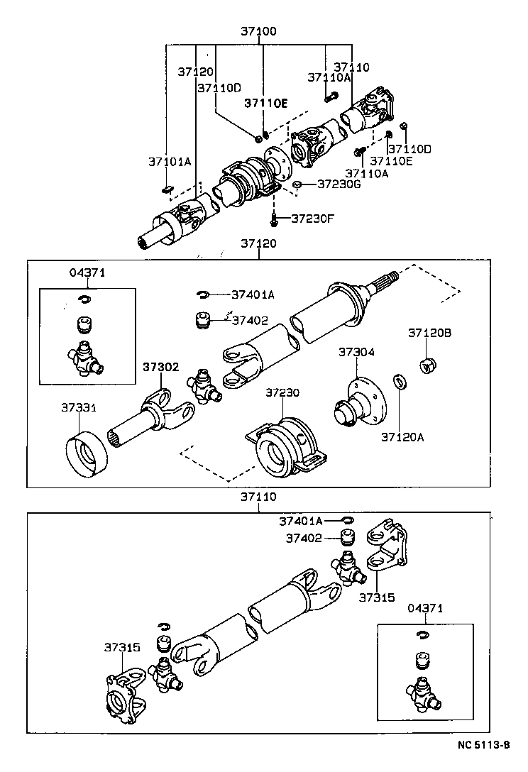  MARK 2 |  PROPELLER SHAFT UNIVERSAL JOINT