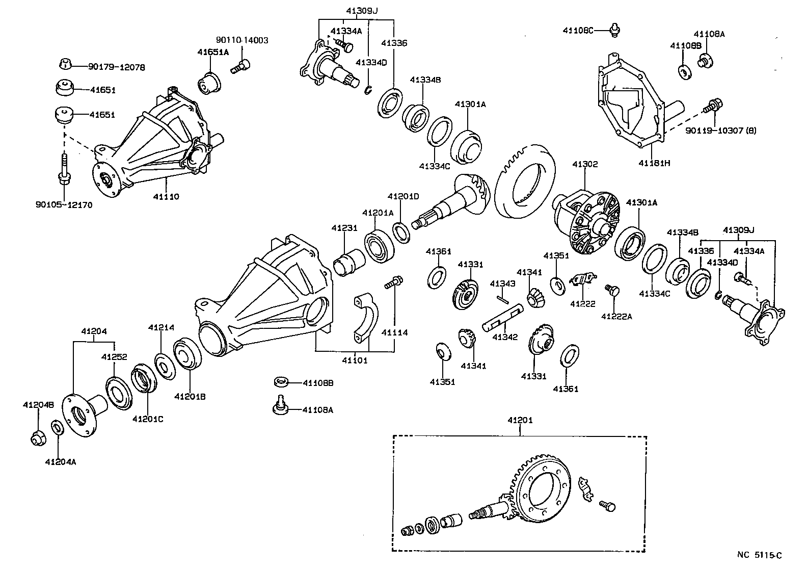  MARK 2 |  REAR AXLE HOUSING DIFFERENTIAL