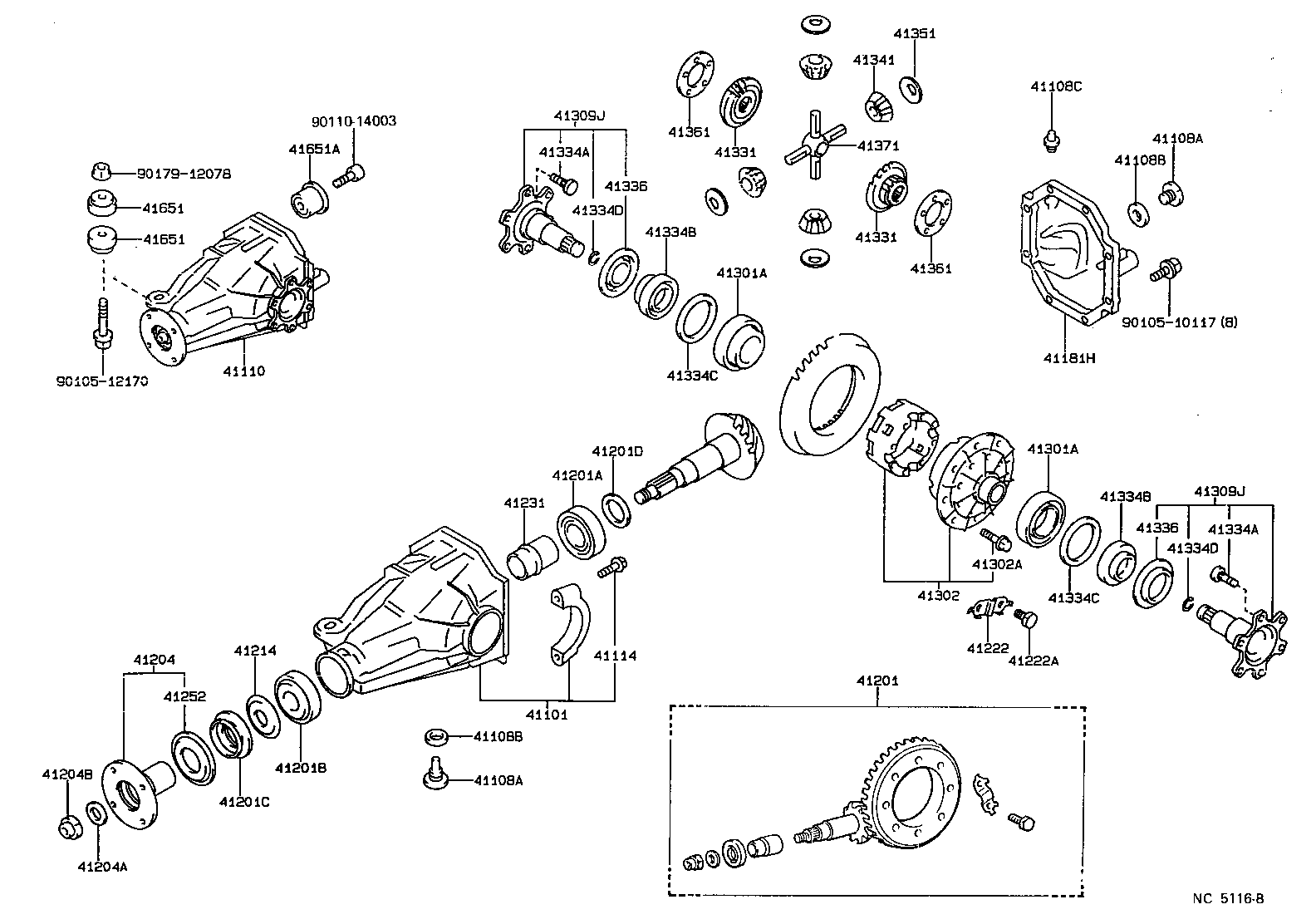  MARK 2 |  REAR AXLE HOUSING DIFFERENTIAL