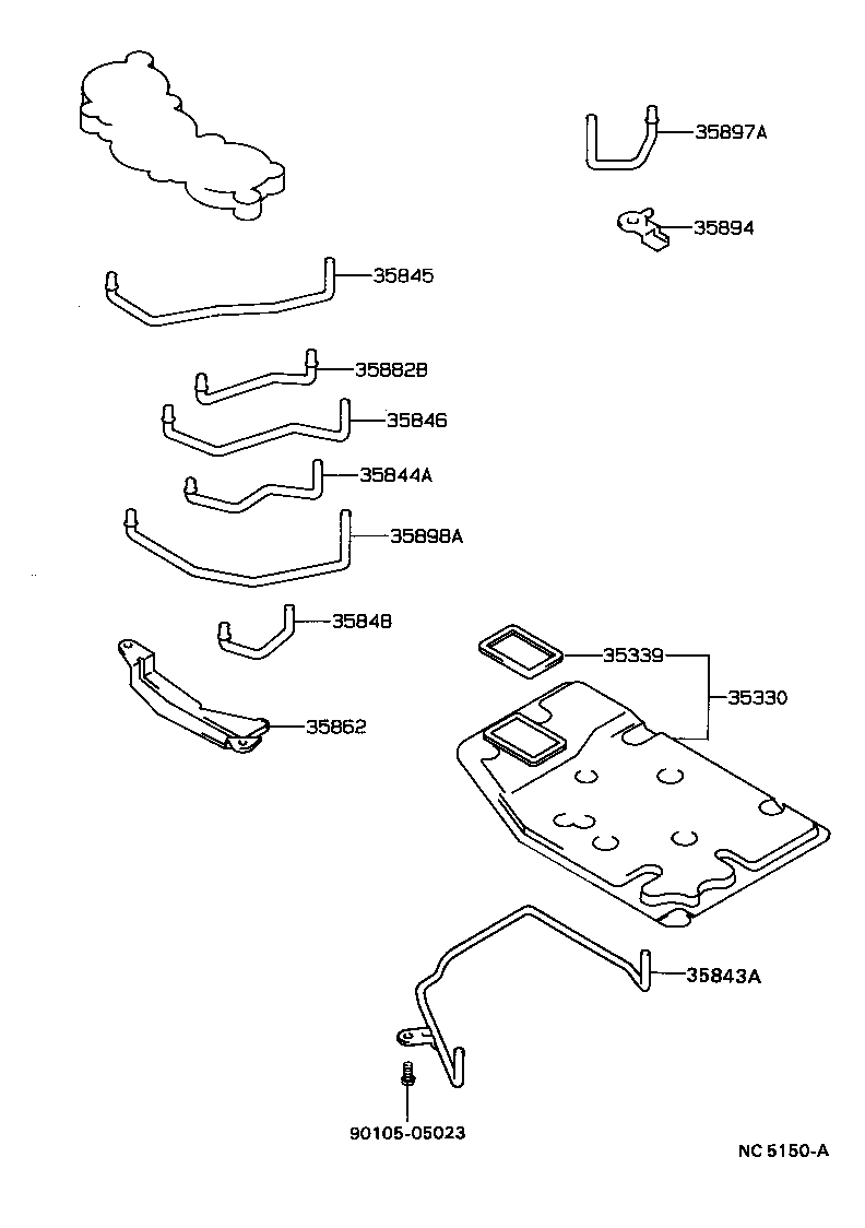  CAMRY VISTA |  VALVE BODY OIL STRAINER ATM