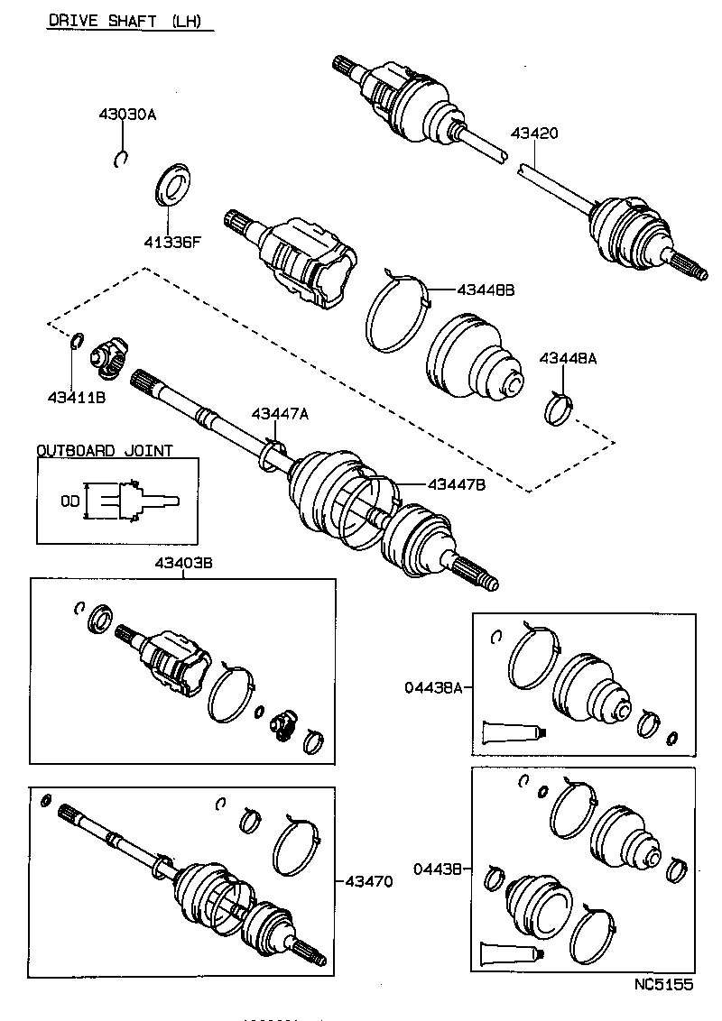  SPRINTER |  FRONT DRIVE SHAFT