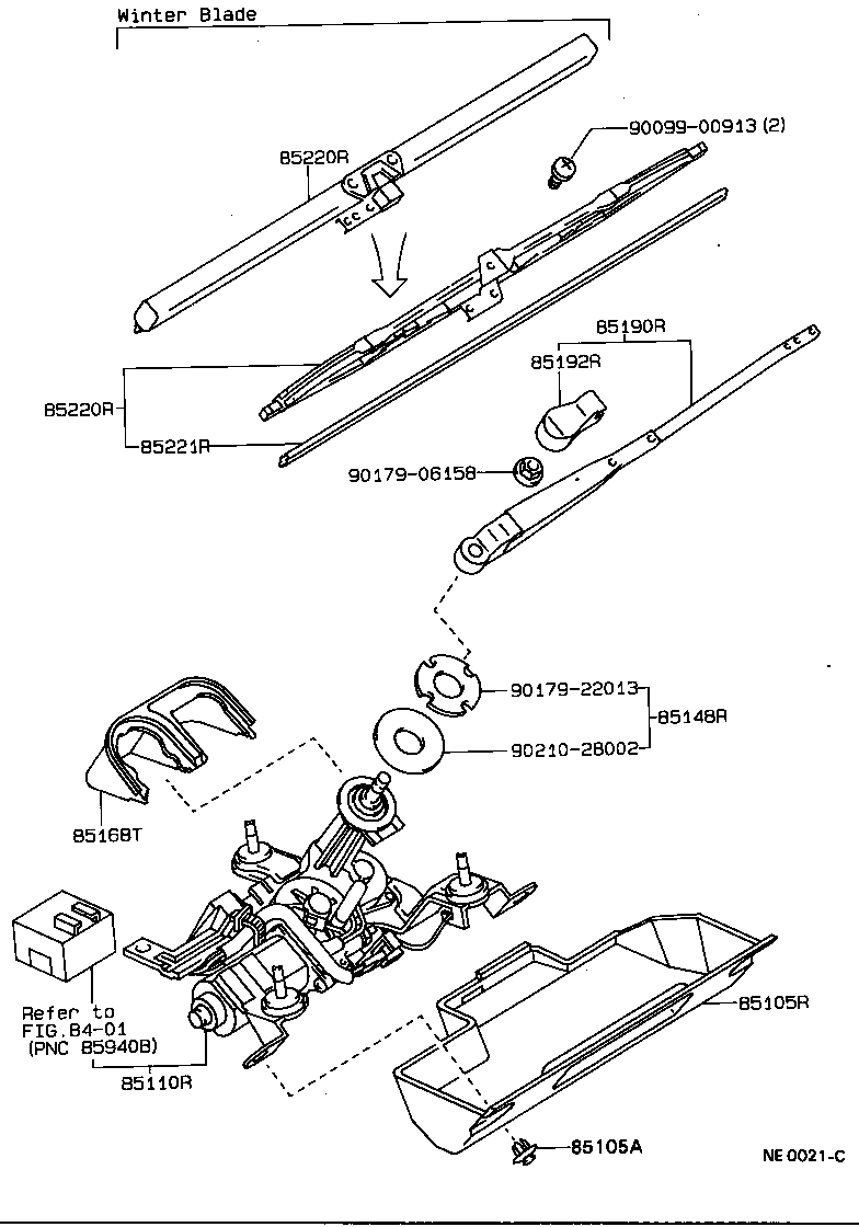  SPRINTER TRUENO |  REAR WIPER
