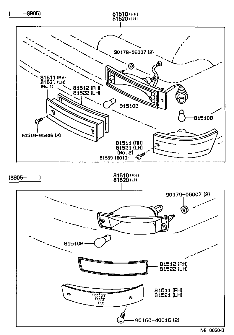  SPRINTER TRUENO |  FRONT TURN SIGNAL LAMP