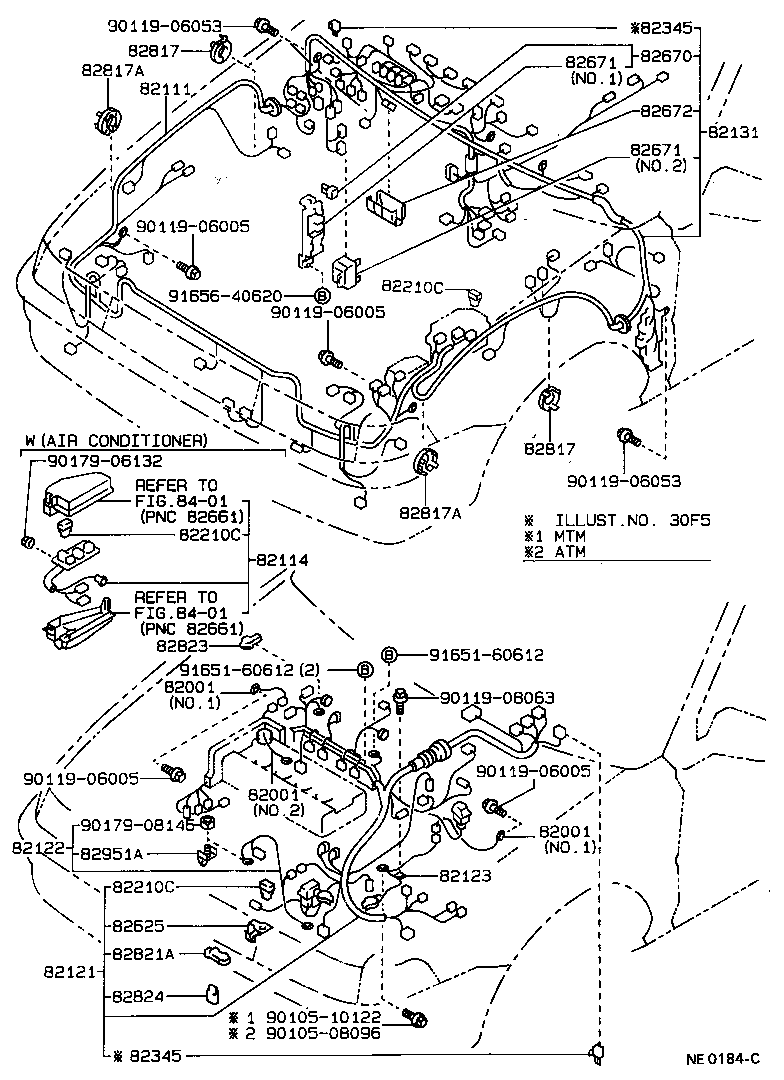  SPRINTER TRUENO |  WIRING CLAMP