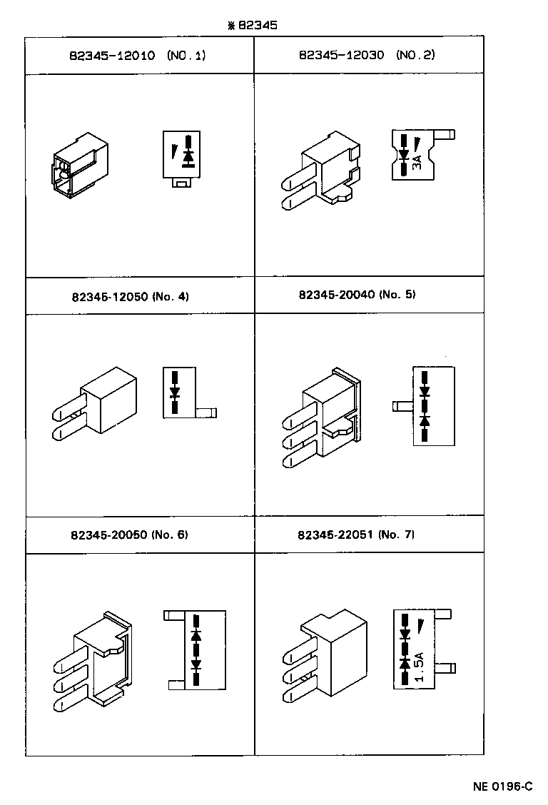  SPRINTER TRUENO |  WIRING CLAMP