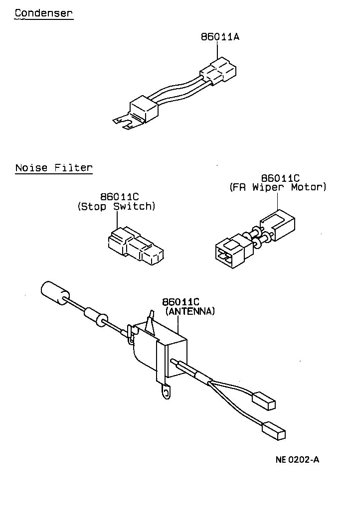  SPRINTER TRUENO |  RADIO RECEIVER AMPLIFIER CONDENSER