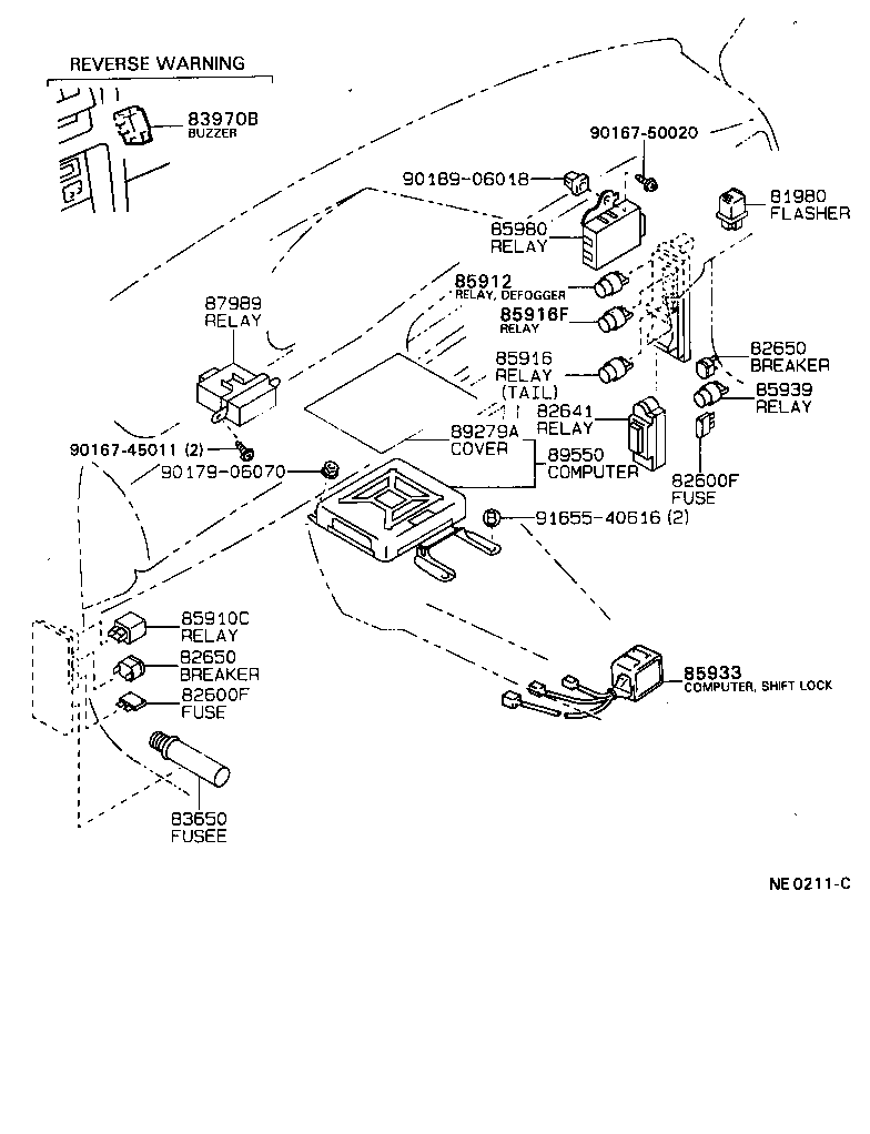  SPRINTER TRUENO |  SWITCH RELAY COMPUTER