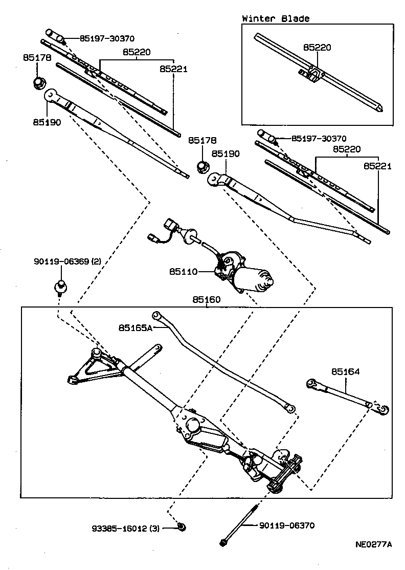  CROWN |  WINDSHIELD WIPER