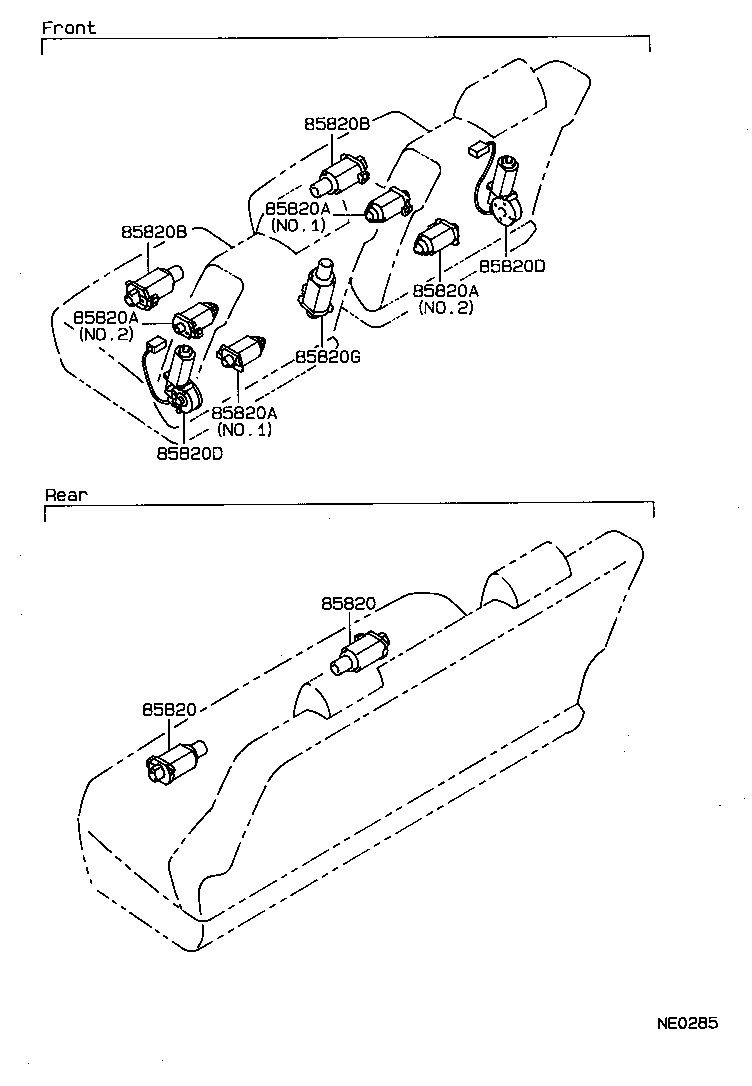  CROWN |  SEAT MOTOR SEAT HEATER