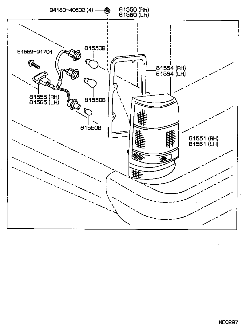  CROWN |  REAR COMBINATION LAMP