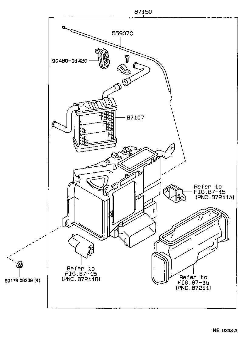  CROWN |  HEATING AIR CONDITIONING HEATER UNIT BLOWER