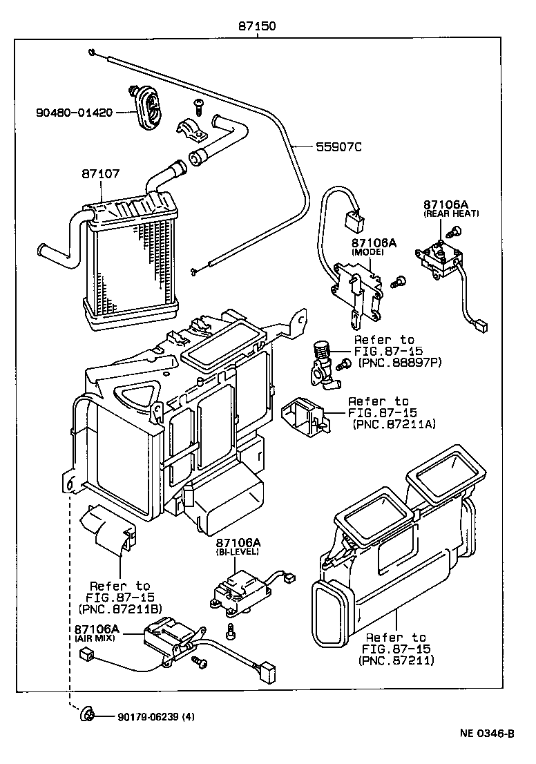  CROWN |  HEATING AIR CONDITIONING HEATER UNIT BLOWER