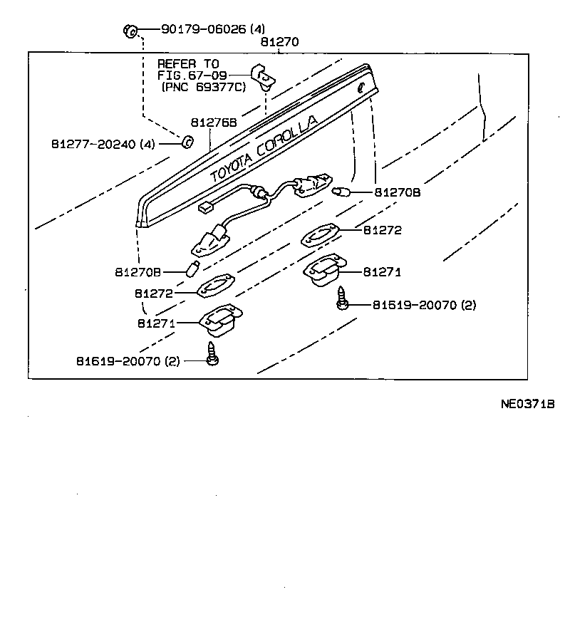  SPRINTER |  REAR LICENSE PLATE LAMP