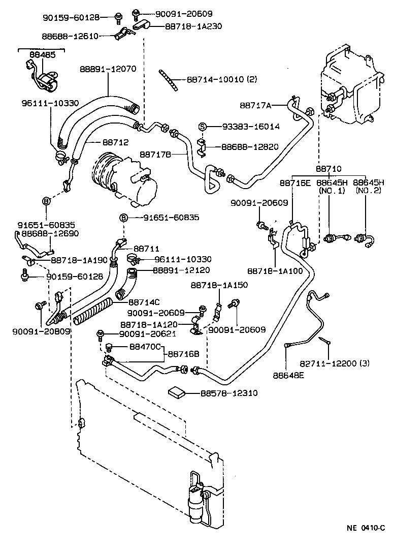  SPRINTER |  HEATING AIR CONDITIONING COOLER PIPING