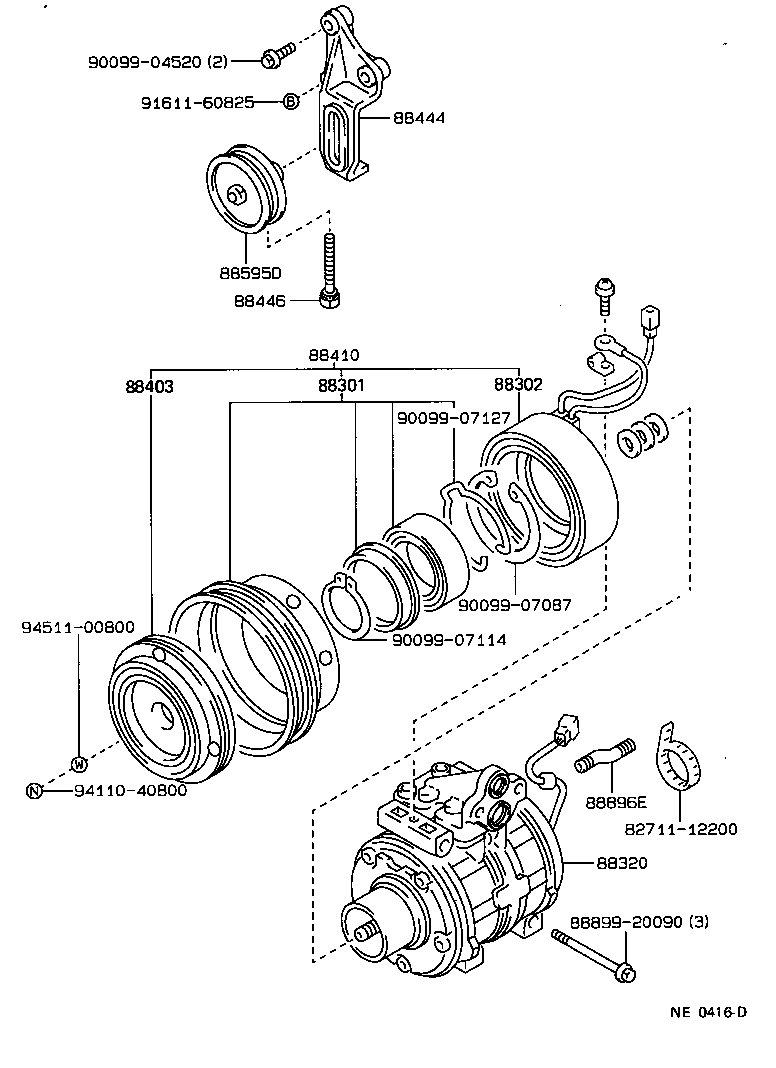  SPRINTER |  HEATING AIR CONDITIONING COMPRESSOR