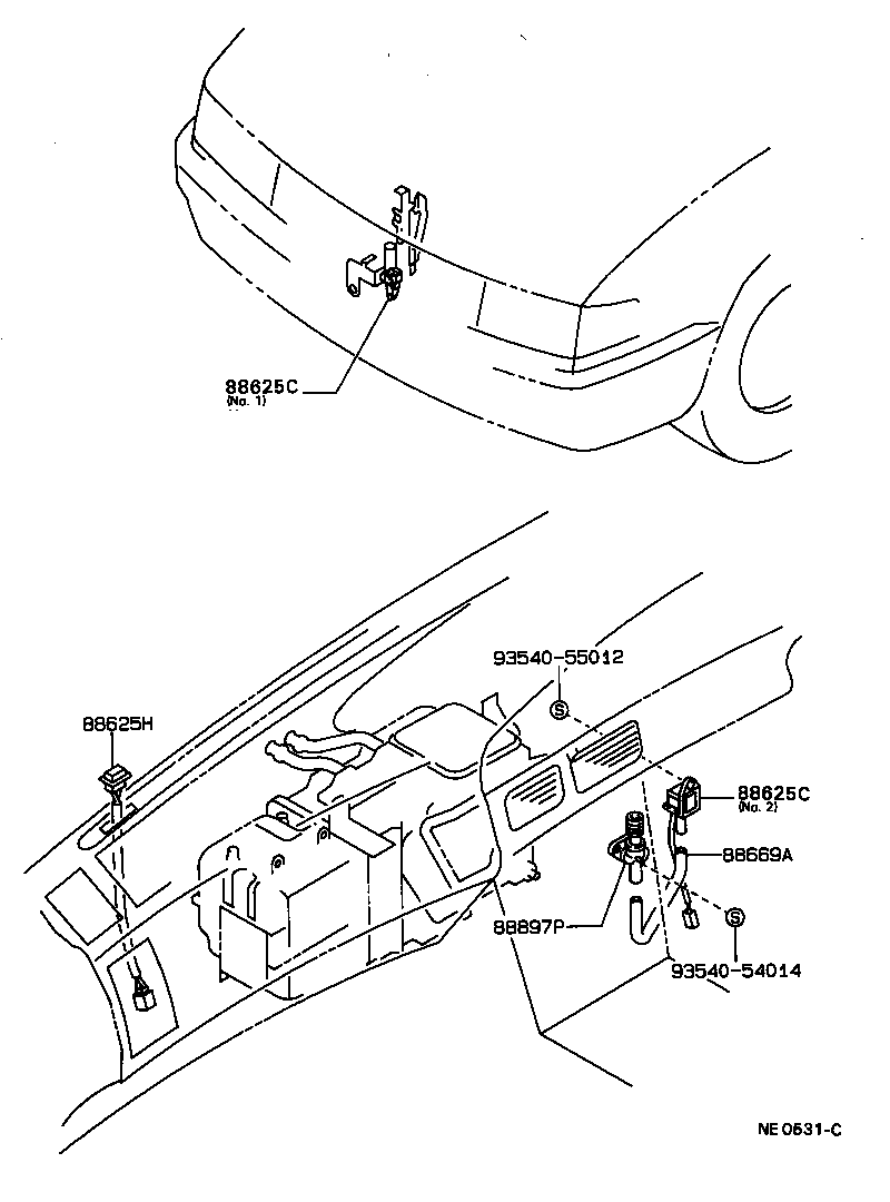  SPRINTER |  HEATING AIR CONDITIONING CONTROL AIR DUCT